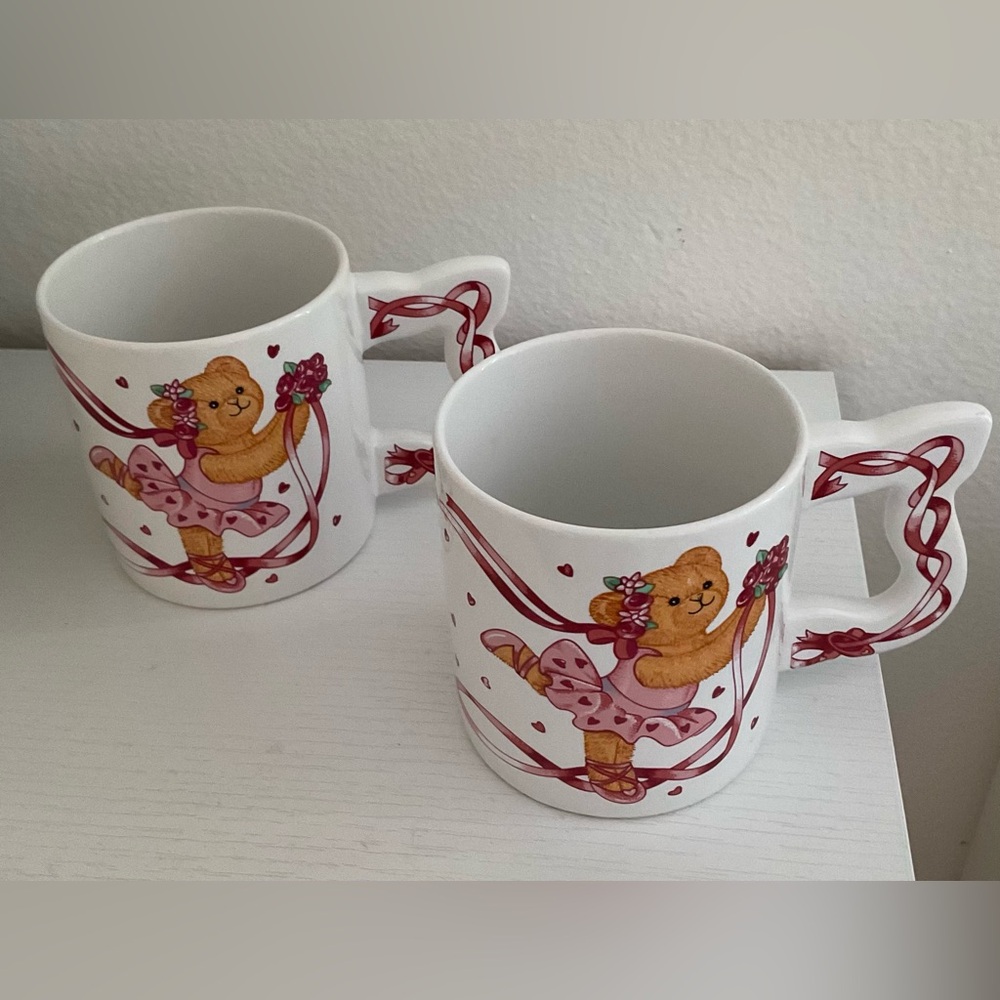 Applause Set of Two Ballet Bear Mugs